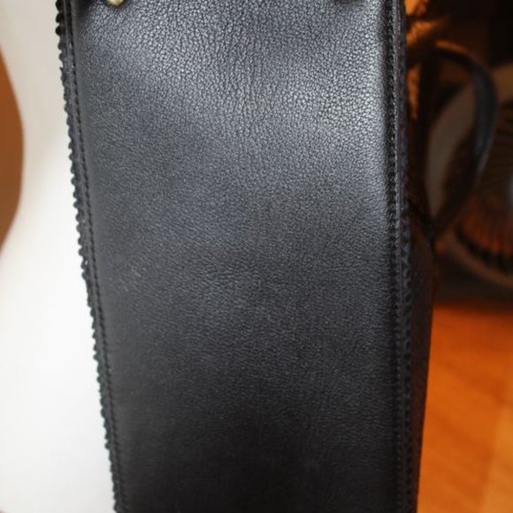 AIMEE KESTENBERG BLACK SNAKE LARGE SHOULDER BAG! - Picture 5 of 10